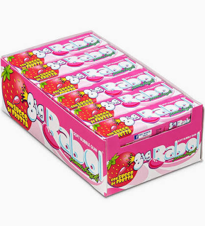 PERFETTI BIG BABOL PANNA E FRAGOLA PZ.24
