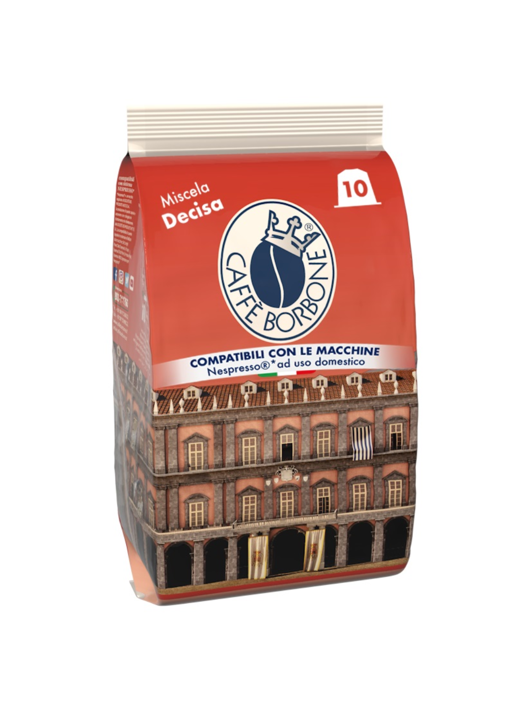 BORBONE RESPRESSO CAPS DECISA NERA T10 8PZ