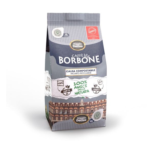 BORBONE CIALDA DECISA NERA T.15 PZ.8