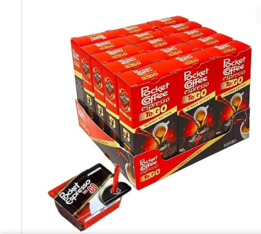 Ferrero Pocket coffee espresso to go
