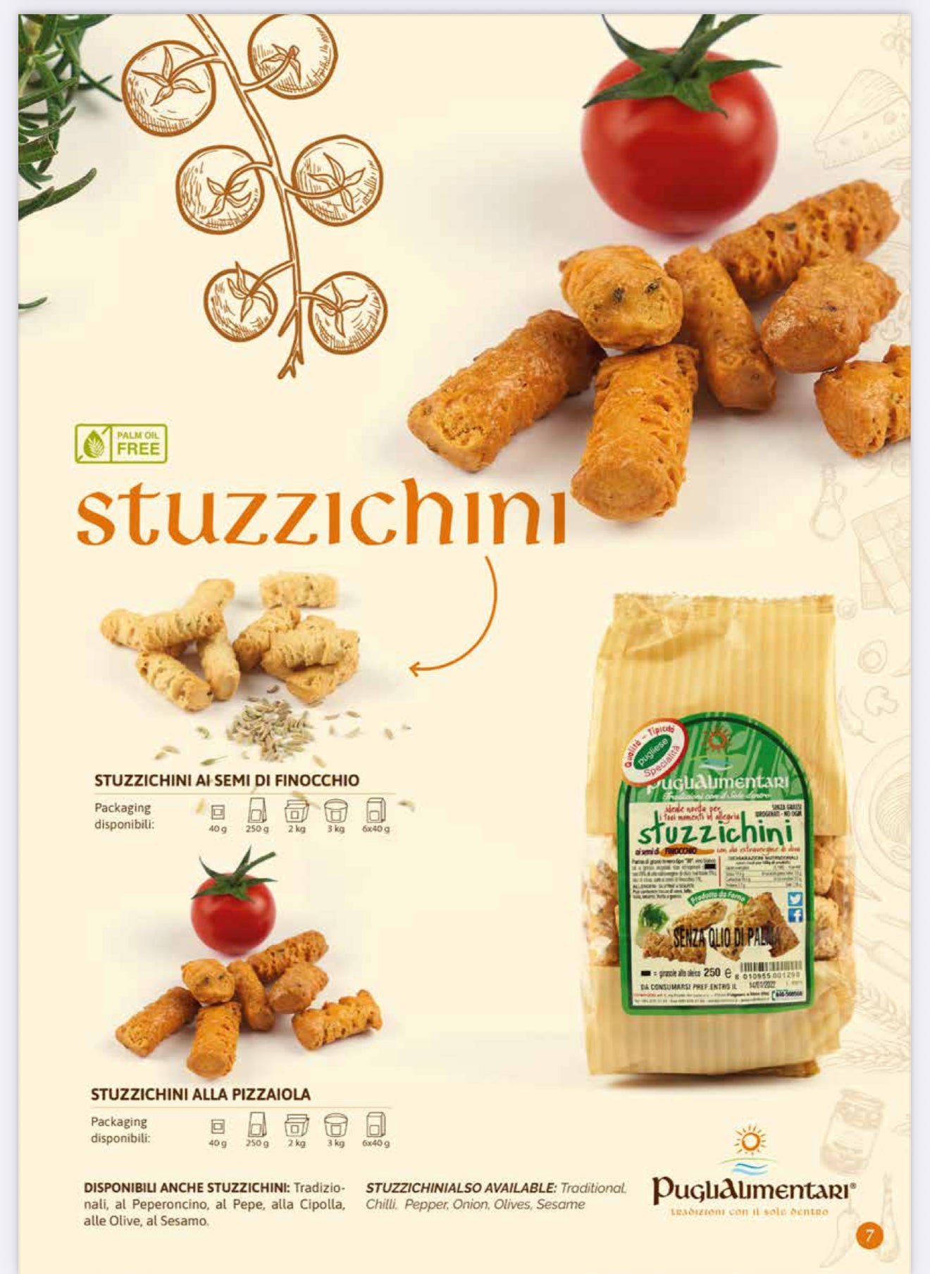 STUZZICHINI PIZZA 250gr*20pz