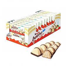 KINDER BUENO WHITE CHOCOLATE BARS 39G 30PZ