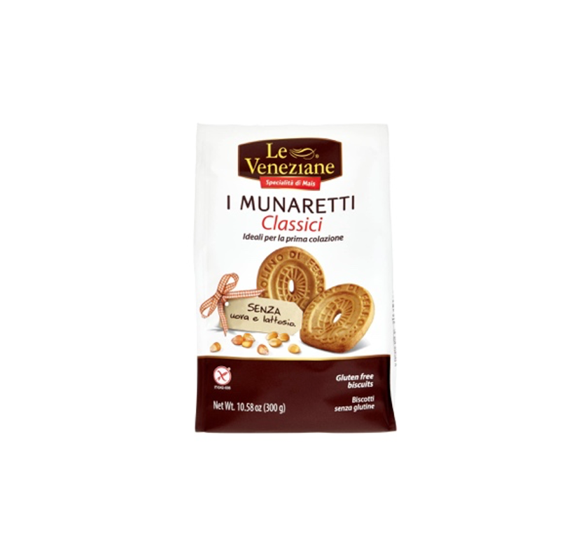 Le Venetian Munaretti Biscuits Gluten Free 300g 9pz