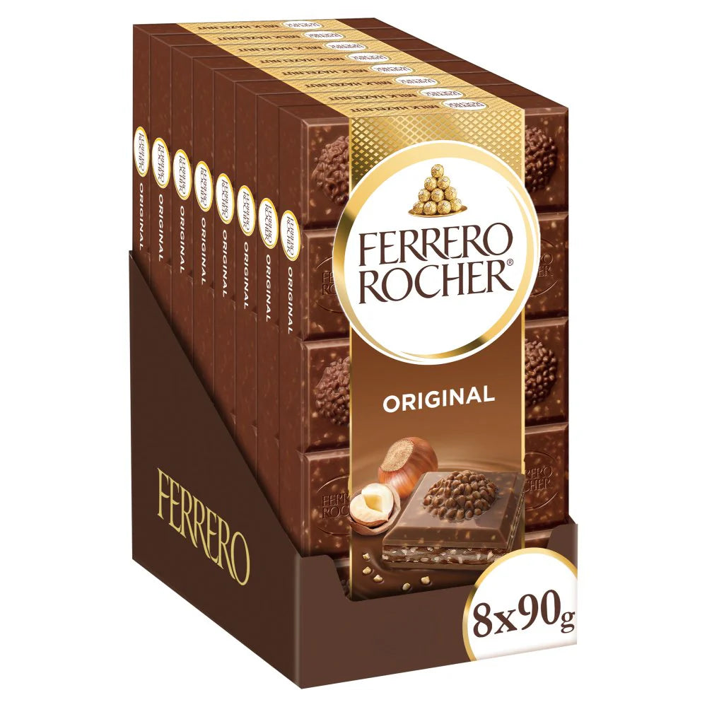 ROCHER ORIGINAL CHOCOLATE BARS 90G 8PZ