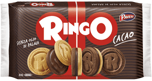 PAVESI RINGO FAMIGLIA CACAO 11.64OZ/330G 12PZ