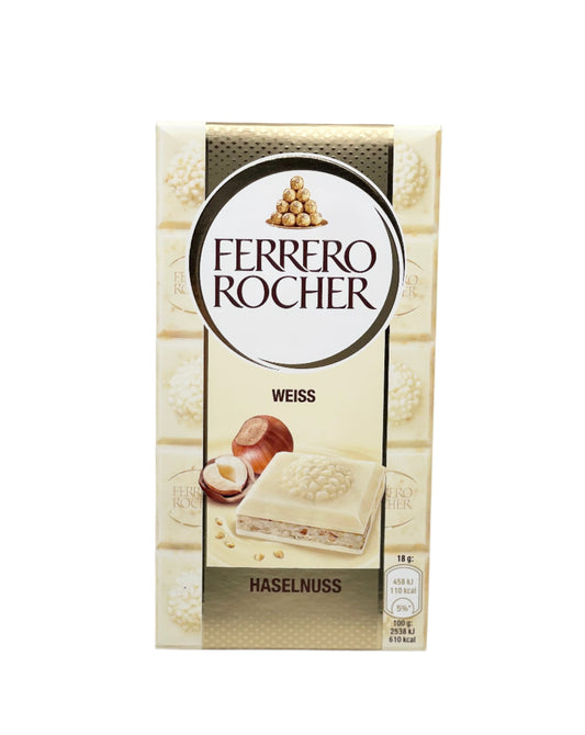 ROCHER WEISS CHOCOLATE BARS 90G 8PZ