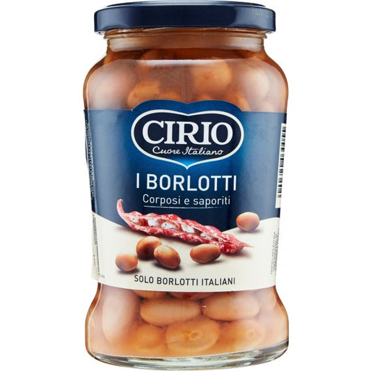 CIRIO FAGIOLI BORLOTTI VETRO 370G 12PZ