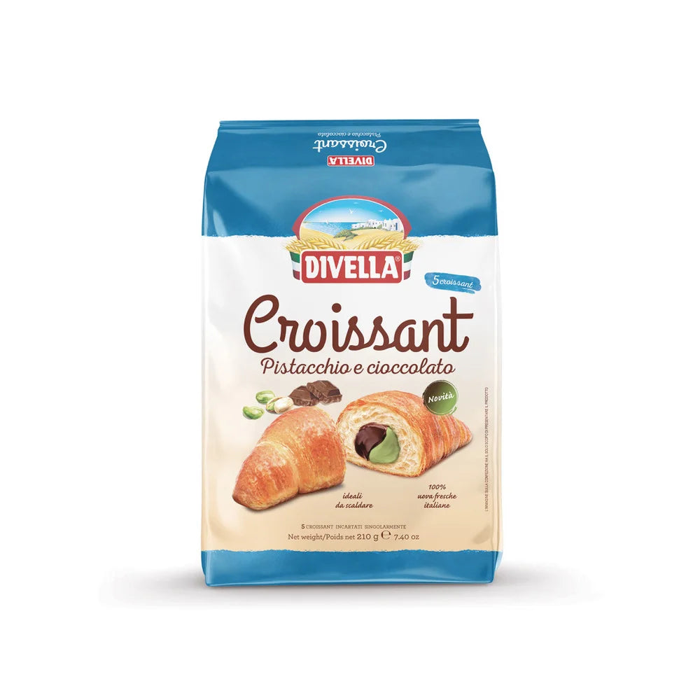 DIVELLA CORNETTI CIOCCOLATA PISTACCHIA T5 120G 8PZ