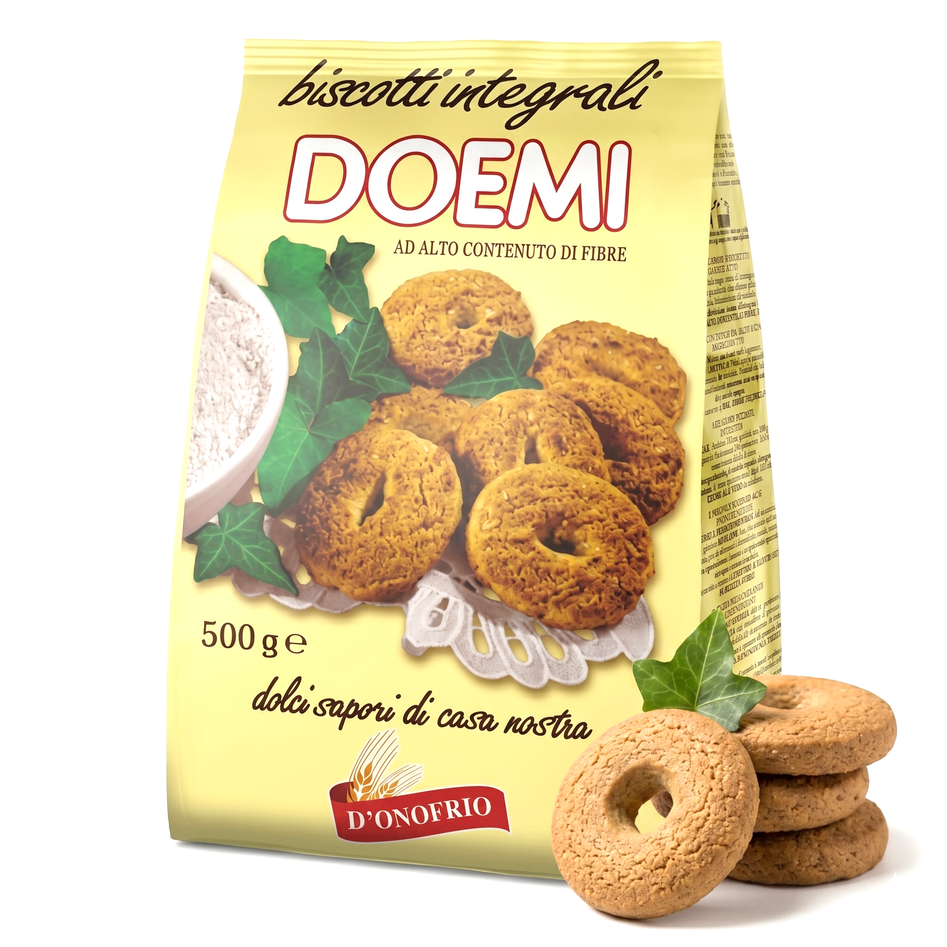 DOEMI BISCOTTI INTEGRALI GR.750 PZ.12