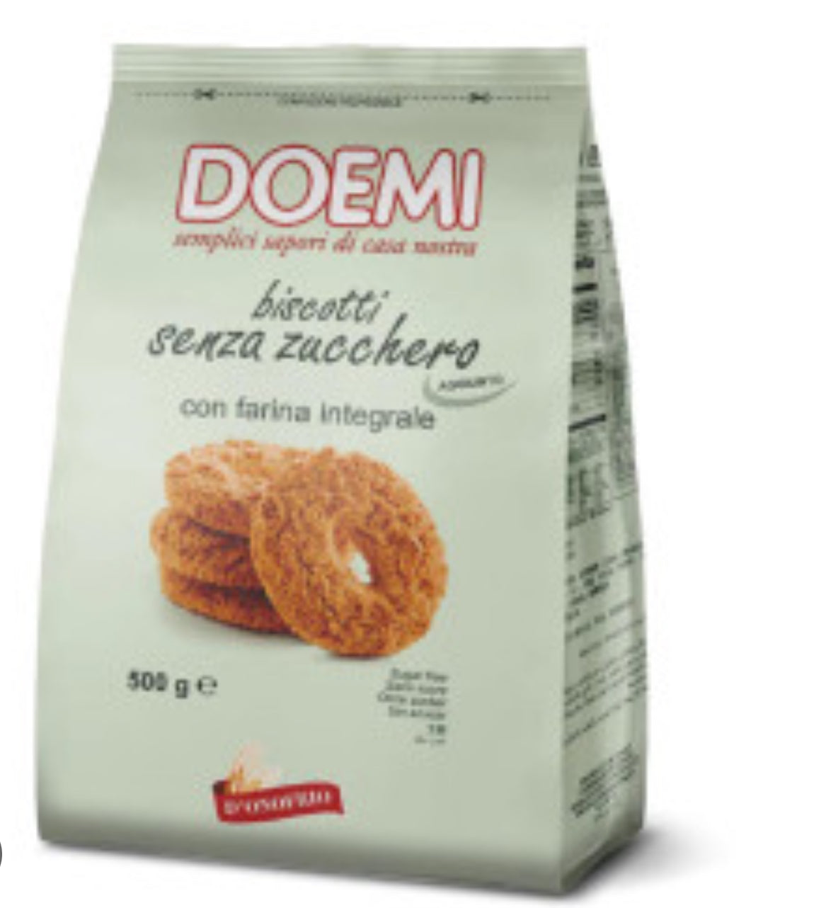 DOEMI BISCOTTI SENZA ZUCCHERO 500gr*12pz