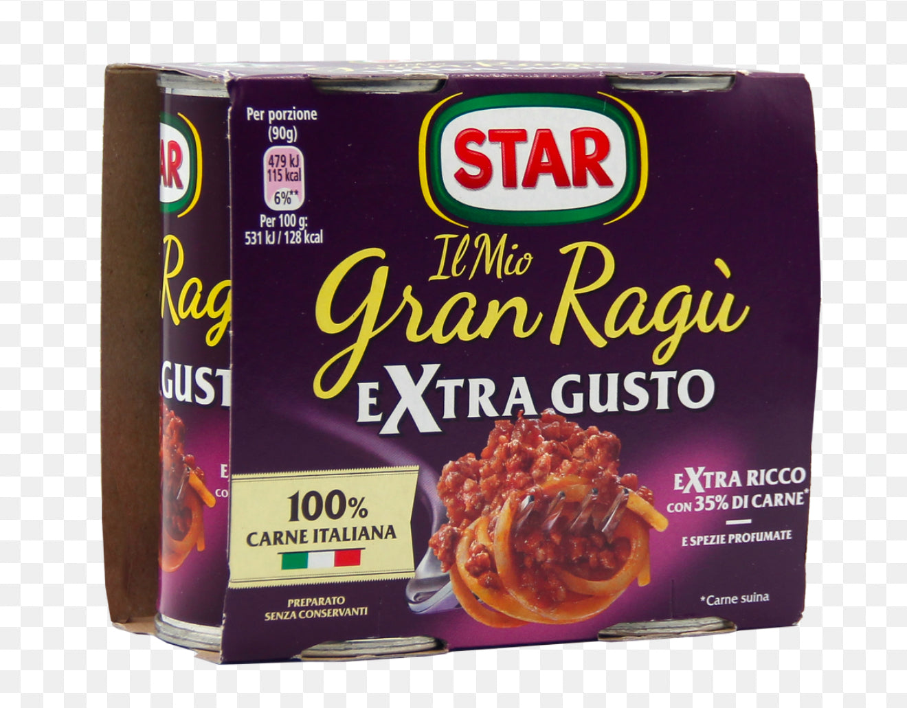 STAR RAGU GR180*2 Carne*12pz