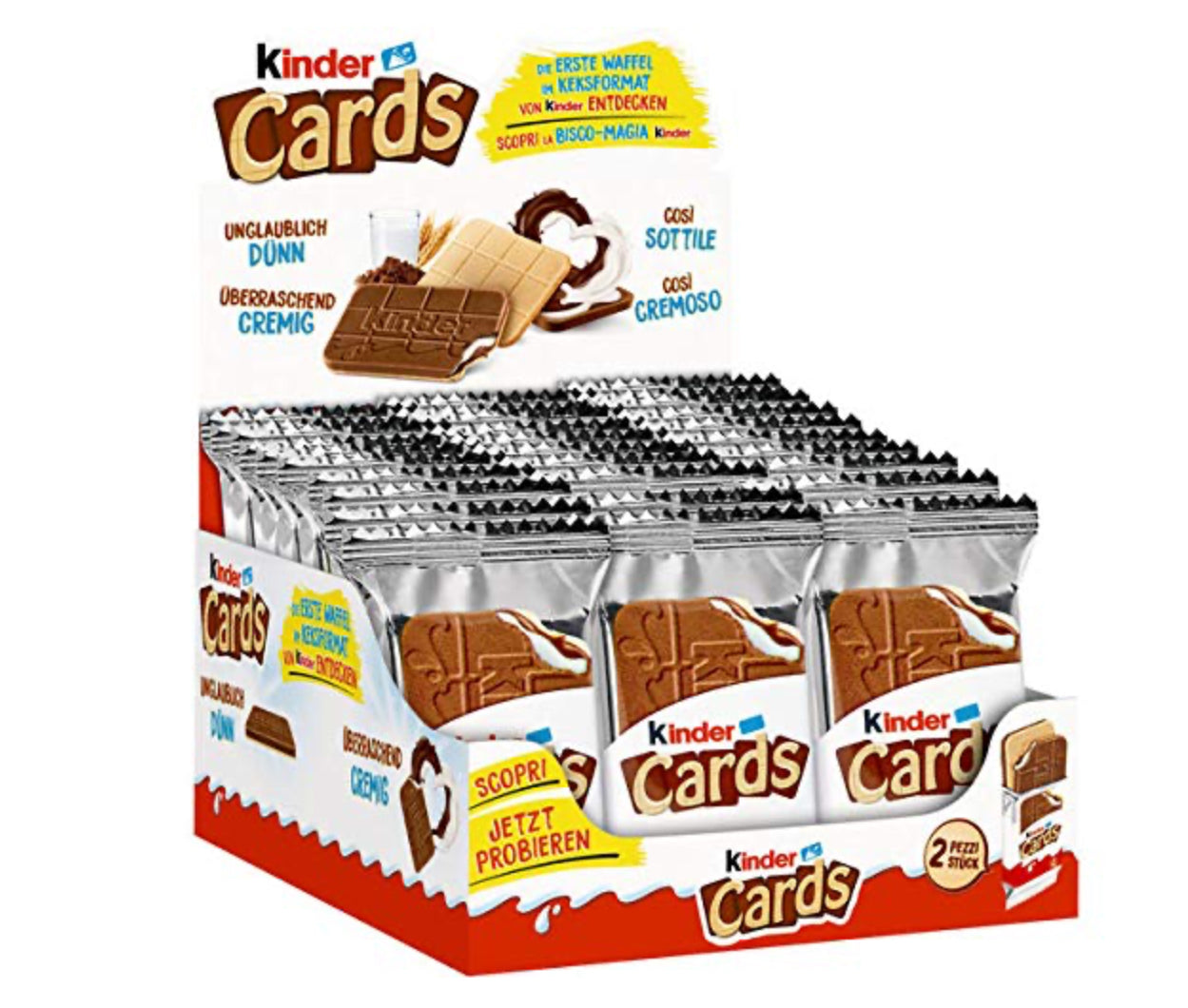Kinder card wafers 35gr*30pcs