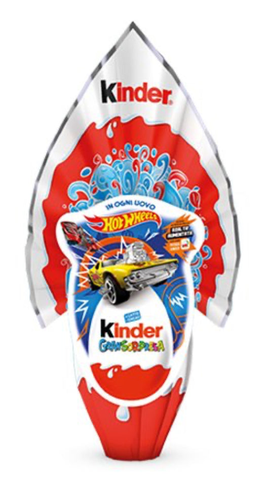KINDER GRANSORPRESA assortite  hot wheels 220G