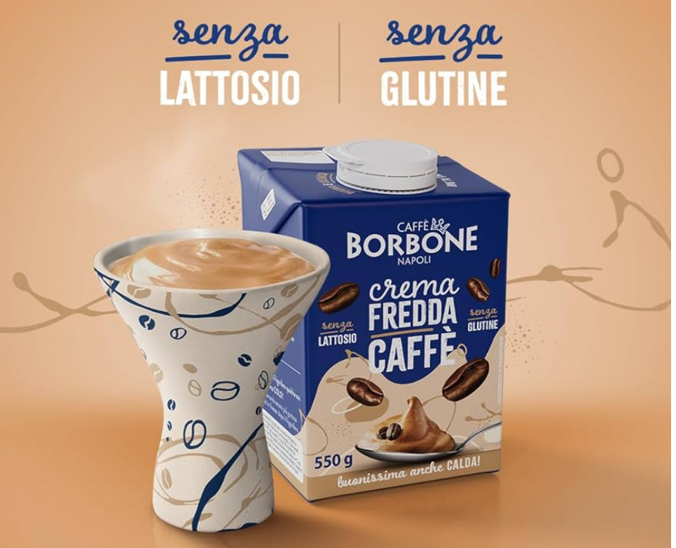 BORBONE CREMA FREDDA CAFFÈ 550G 10PZ