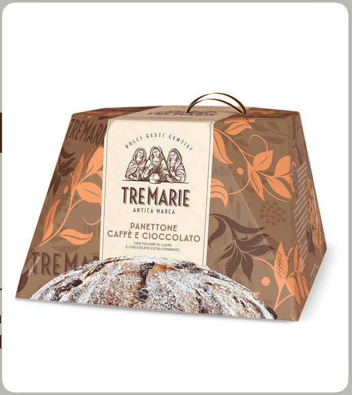 PANETTONE TRE MARIE CHOCOLATE CAFFE 930gr*12