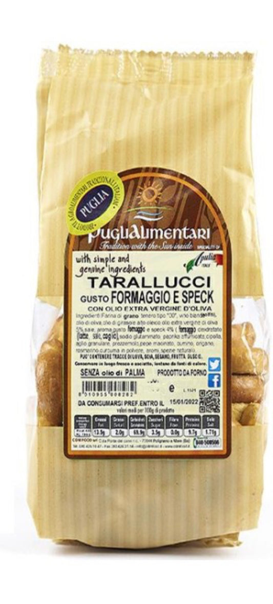 TARALLINI SPECK FORMAGGIO 200gr*20