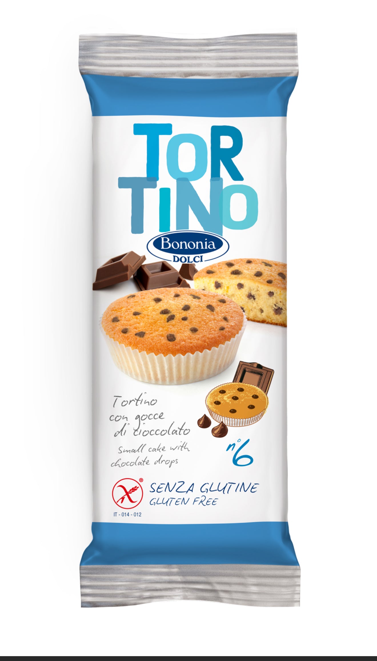Tortino GOCCE CIOCCOLATO BONONIA (42*6)*252*12pz
