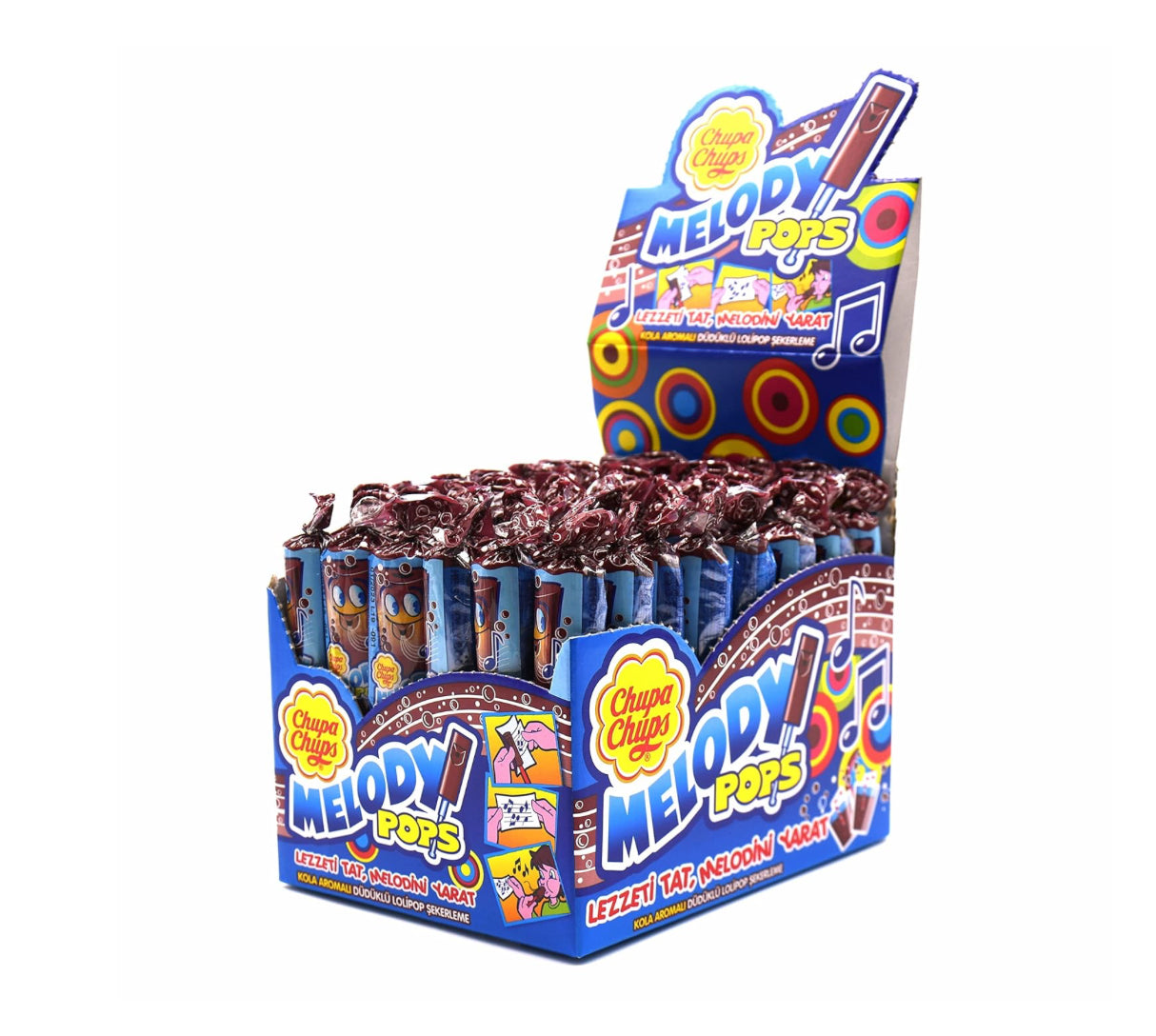 CHUPA CHUPS MELODY POPS COLA 15gr *48pcs