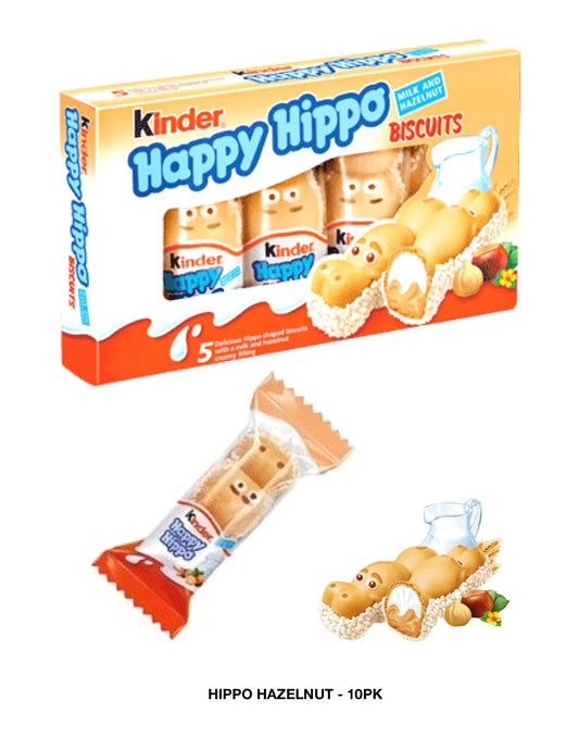 KINDER HAPPY HIPPO HAZELNUT T5 10PZ
