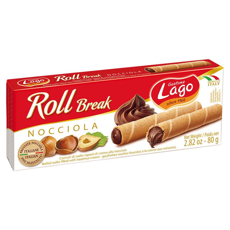 LAGO ROLL BREAK NOCCIOLA 80G 24PZ