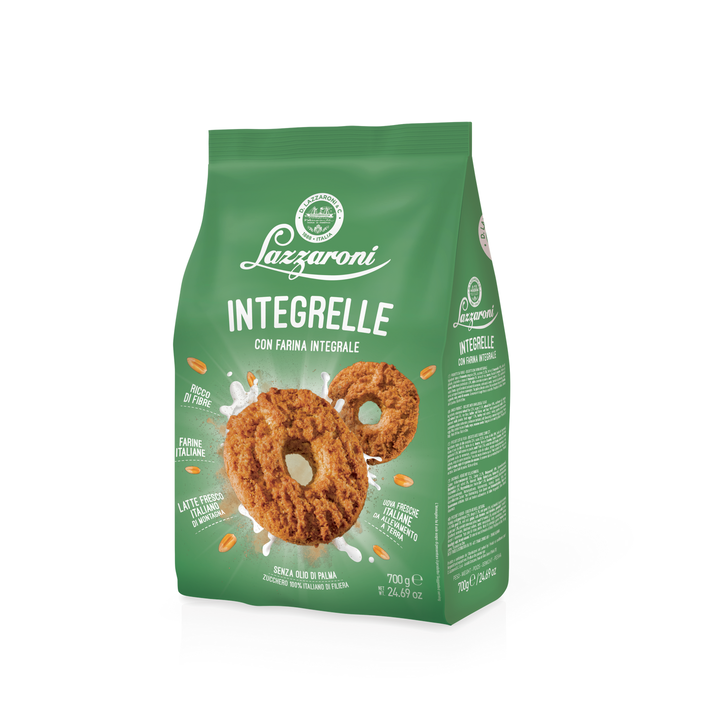 LAZZARONI BISC.INTEGRELLE 700G 8PZ