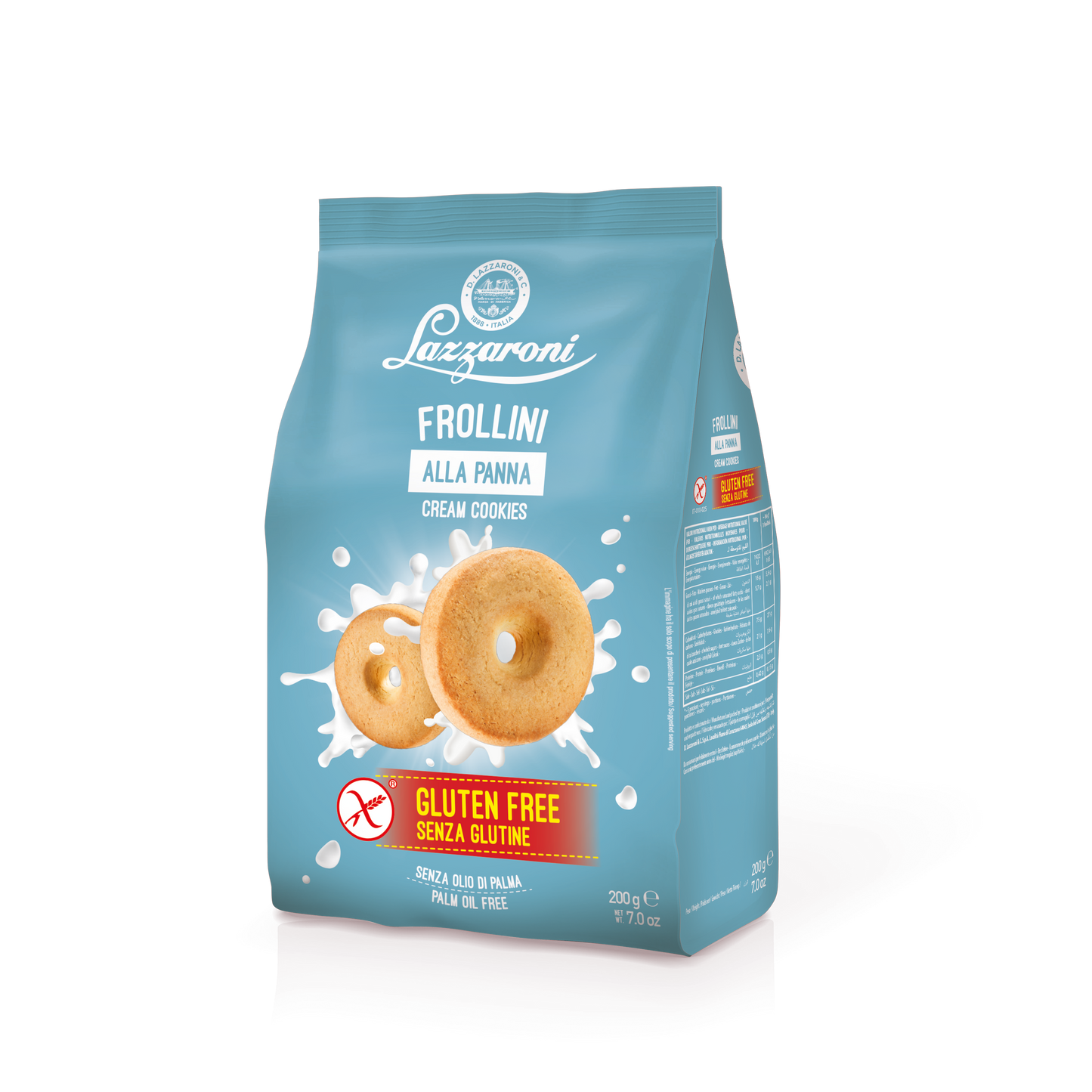 LAZZARONI FROLLINI GLUTEN FREE PANNA 200G 10PZ