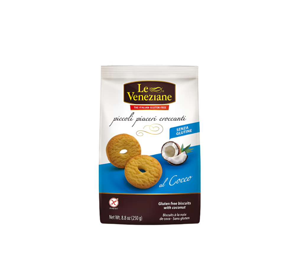 Le Veneziane Gluten Free Coconut Cookies 250G 9pz