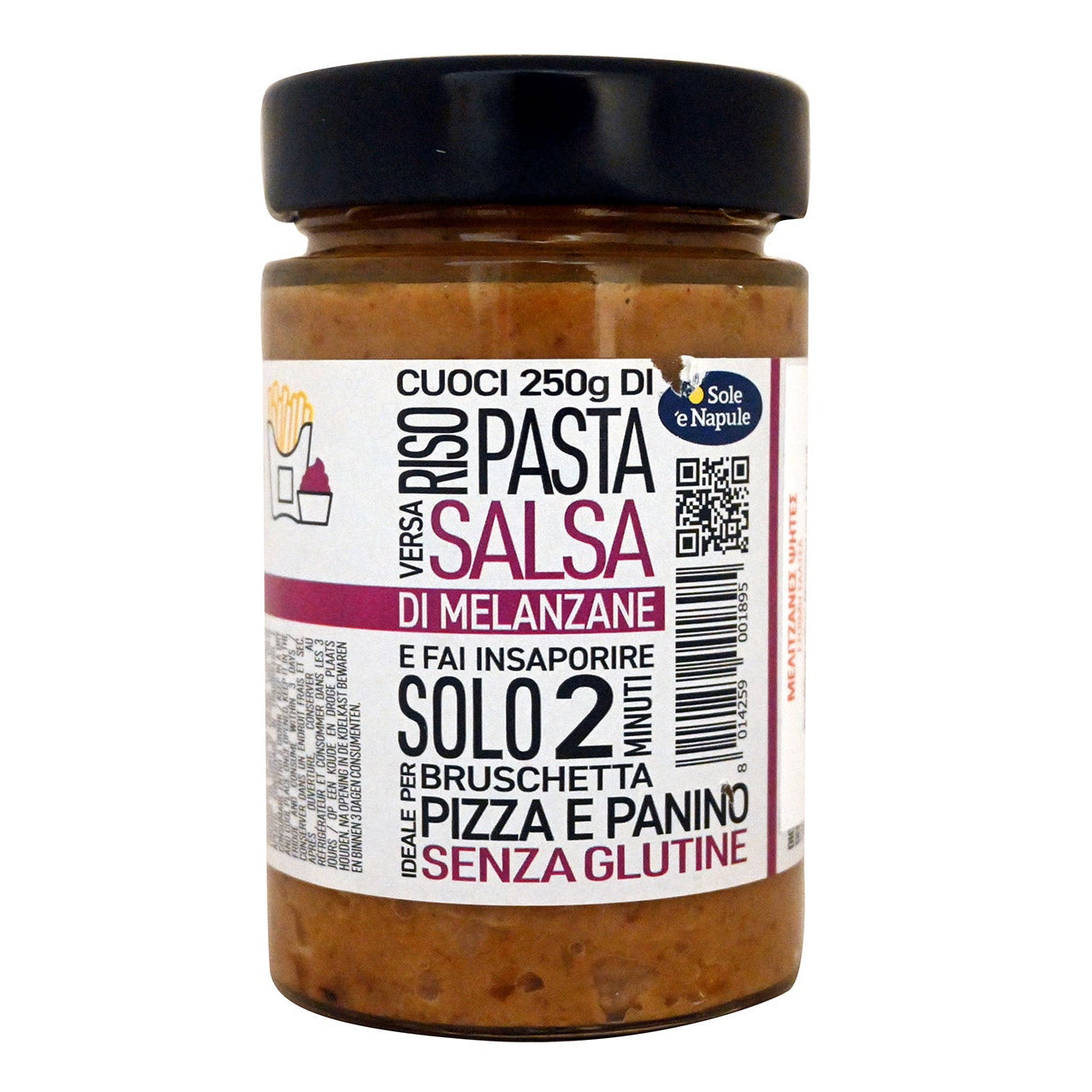 O SOL E NAPULE SALSA MELANZANE GR190X12