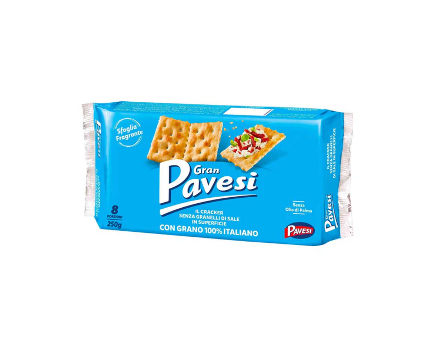 PAVESI CRACKER NON SALT 250G 12PZ