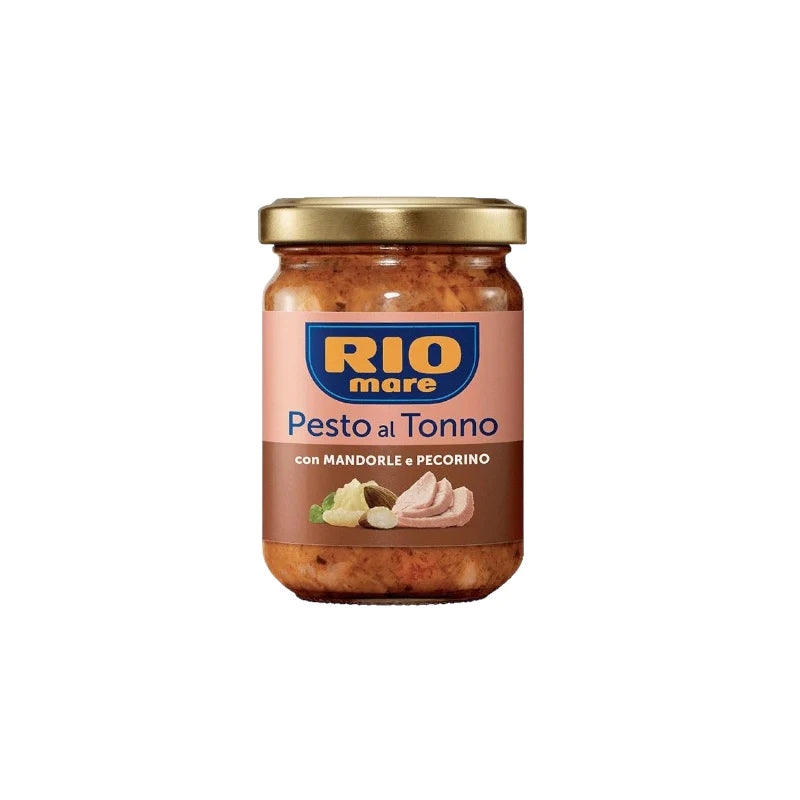 RIO MARE PESTO AL TONNO ALMONDS AND PECORINO 130G 12PZ