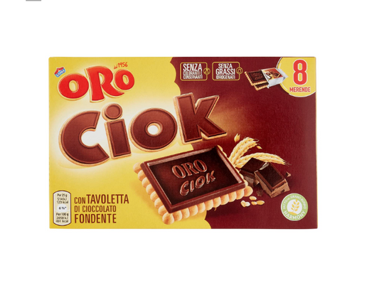 Saiwa Oro Ciok Fondente Dark Chocolate Biscuits 200g 14pz