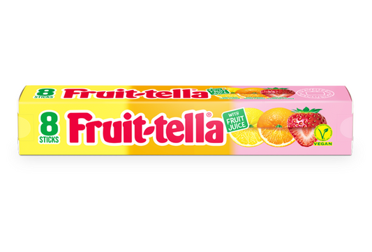 PERFETTI FRUITTELLA STICK FRUIT MIXED CANDIES 20PZ