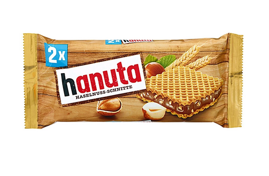 HANUTA HAZELNUT CHOCOLATE WAFER 44gr 18pcs
