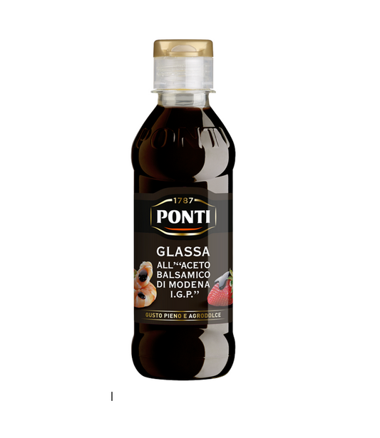 Ponti Glaze with Balsamic Vinegar 250g 6pz