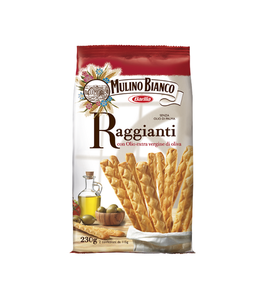 MULINO BIANCO RAGGIANTI OLIO 230G 16PZ