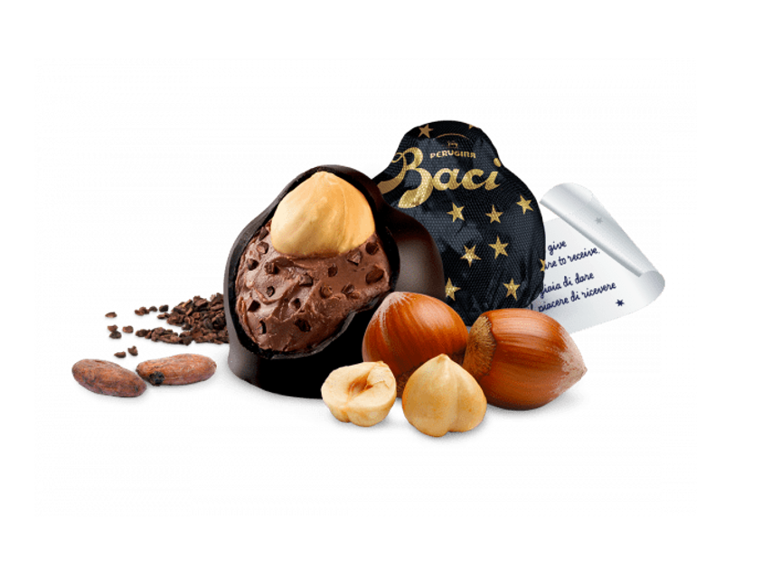 PERUGINA BACI TUBO FONDENTE 70% DARK CHOCOLATE T3 21PZ