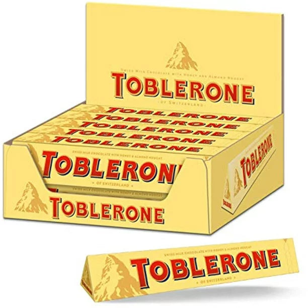 TOBLERONE MILK CHOCOLATE 100G 20PK