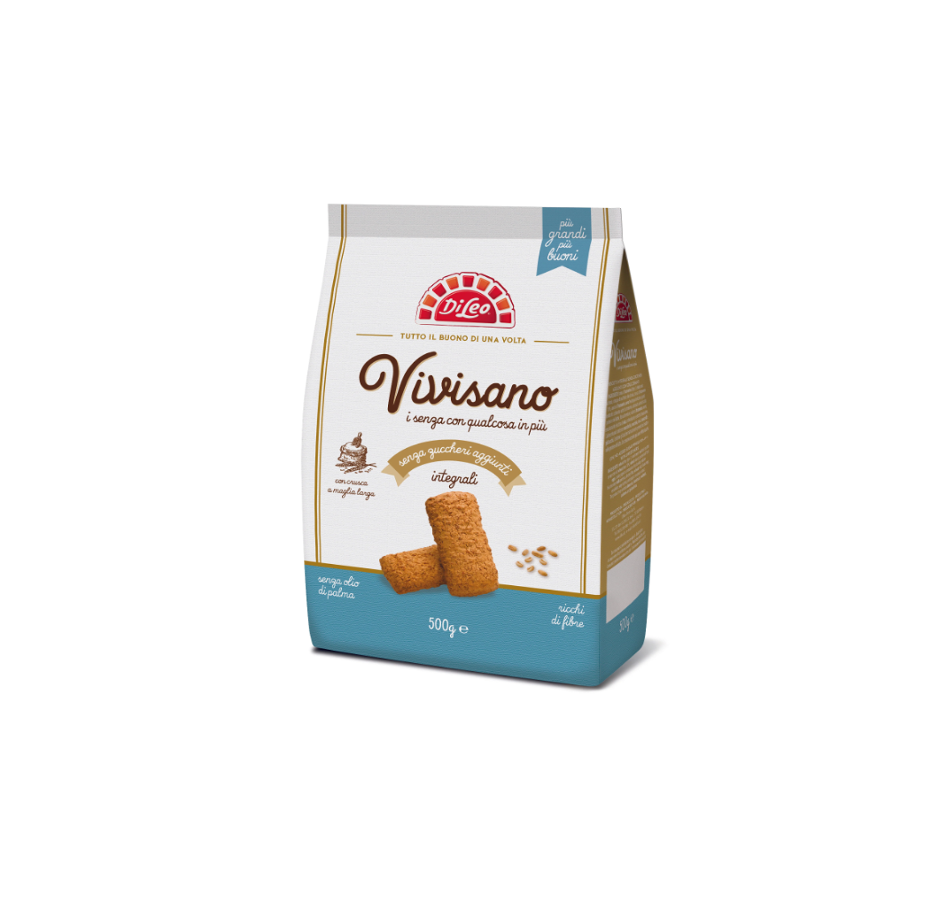 Vivisano Bisc.Integr. Cookies 500g 8pz