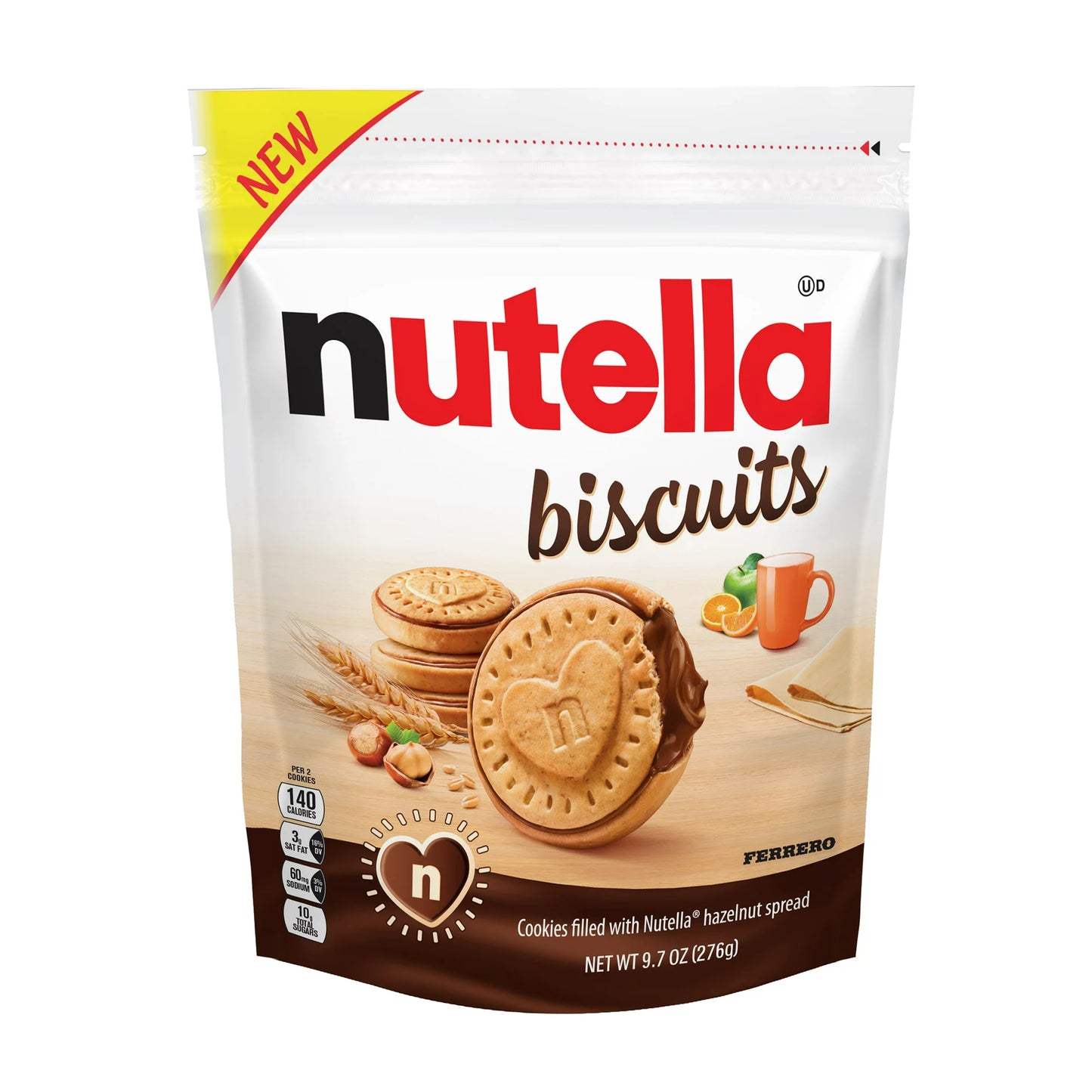 FERRERO NUTELLA BISCUITS 10OZ/304G. 10PZ