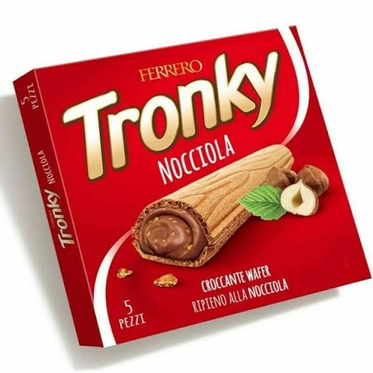 FERRERO TRONKY FAMIGLIA WITH HAZELNUT AND CHOCOLATE FILLING T.5 20PZ