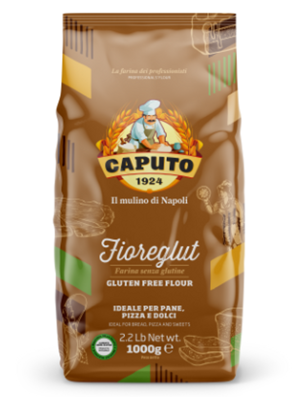 CAPUTO FARINA FIORE GLUT S\GLUTINE 1KG 12PZ