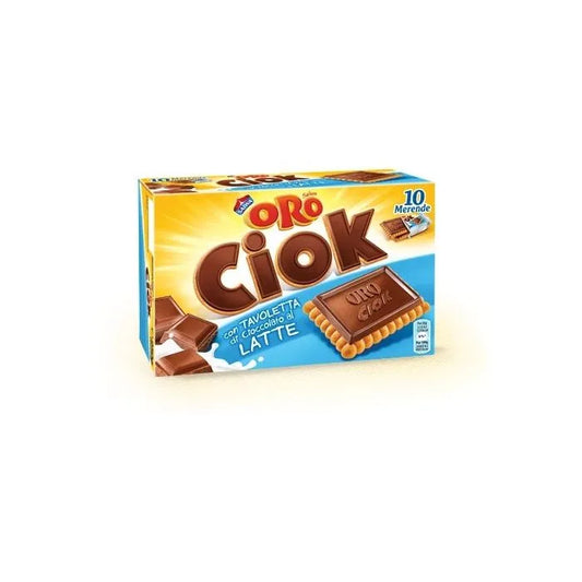 SAIWA ORO CIOK MILK CHOCOLATE COOKIES 250G/8.8OZ 14PZ
