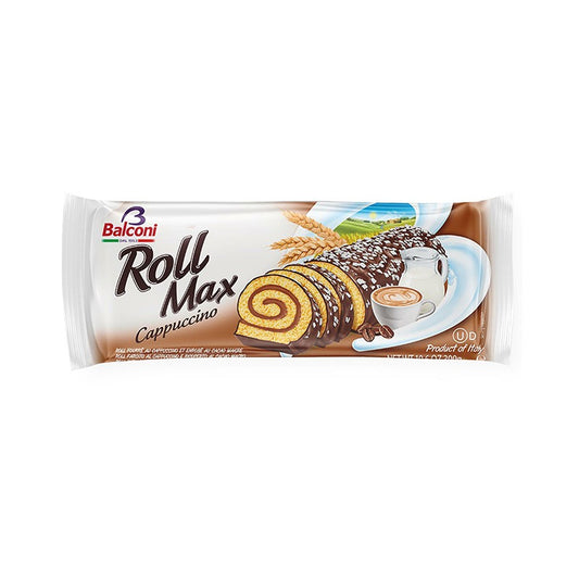 Balconi Roll Max Cappuccino Sponge Cake Snacks 300 g 11Pz