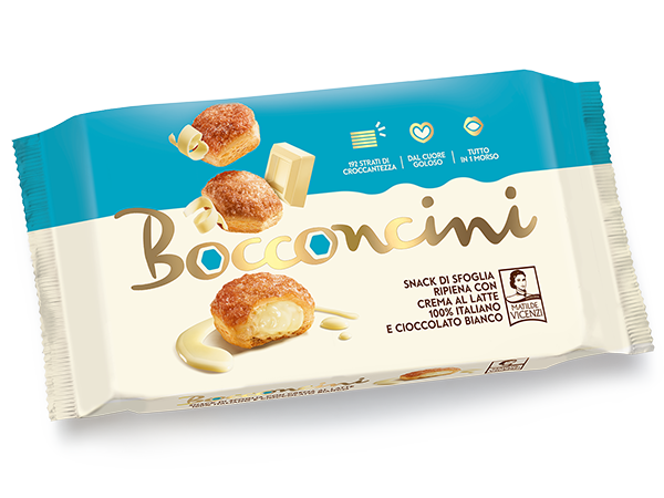 VICENZI BOCCONCINI CREMA/LATTE 100G 10PZ