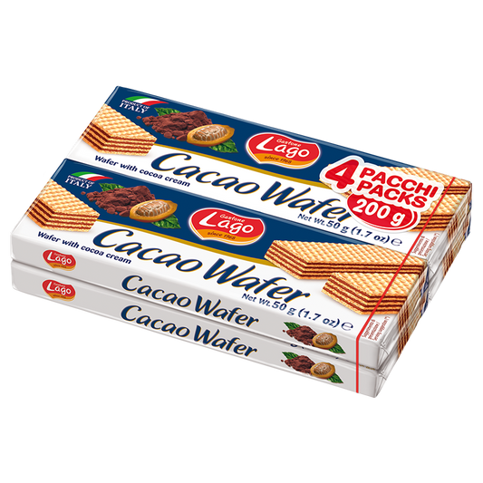LAGO MULTIPACK CACAO WAFER 4X50G 32PZ