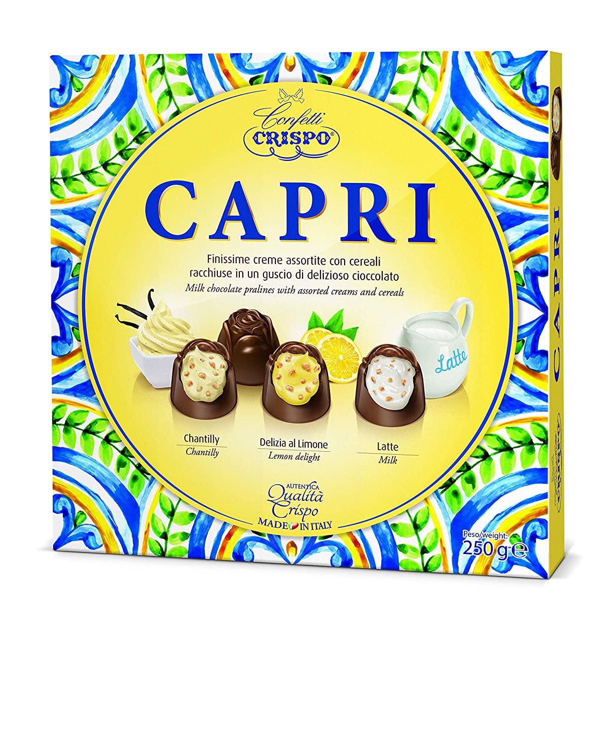 CRISPO CONFEZ CAPRI PRALINESSE 250G 6PZ