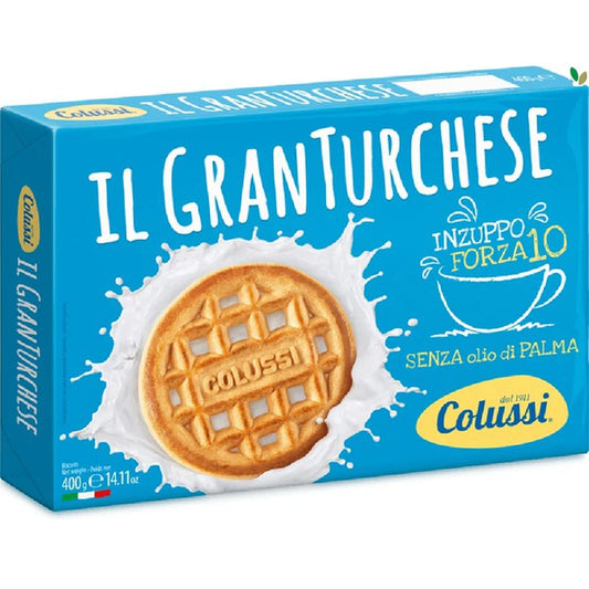 COLUSSI IL GRANTURCHESE COOKIES 400G 12PZ